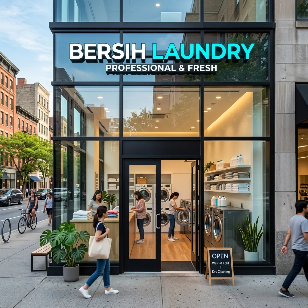 Interior Bersih Laundry